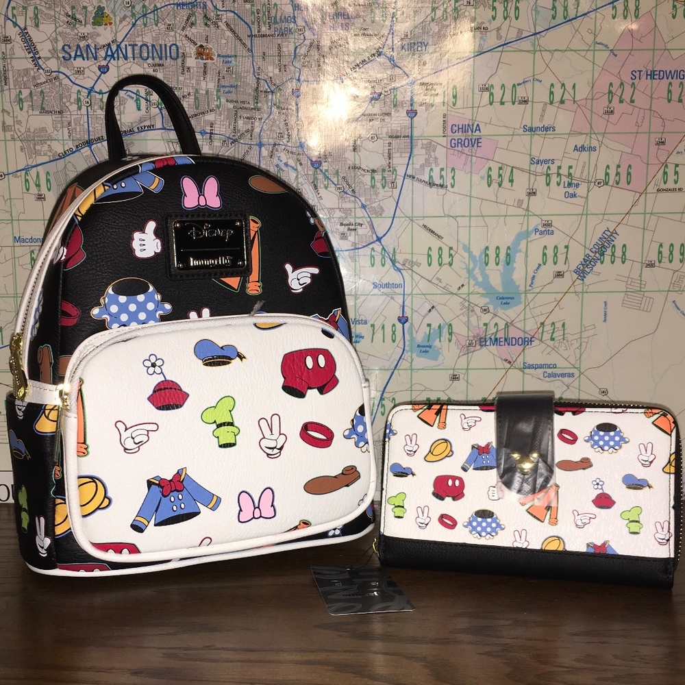 Loungefly bottoms backpack bundle